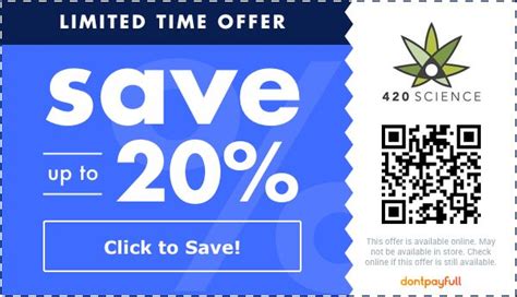 420 science coupon
